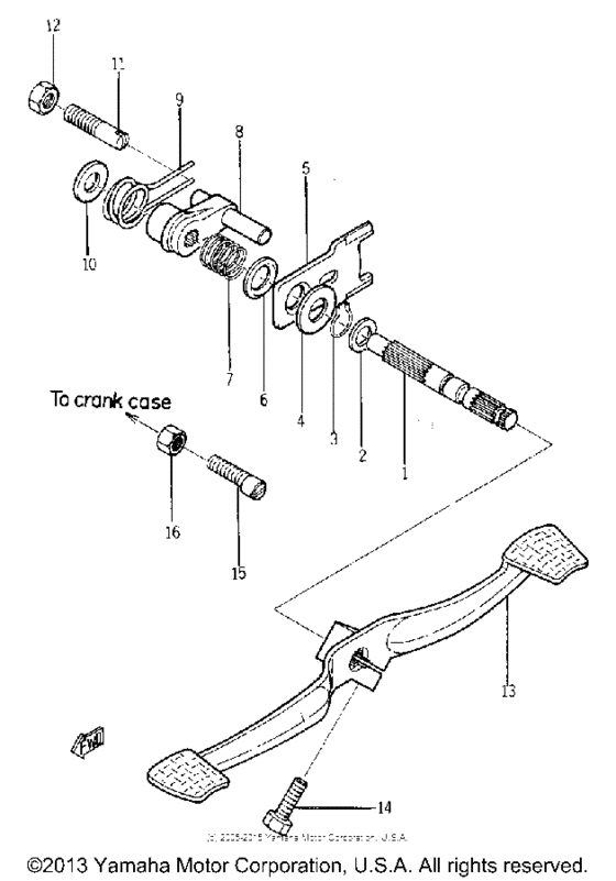 Shift shaft
