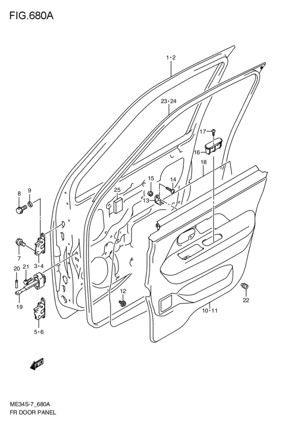 front door panel