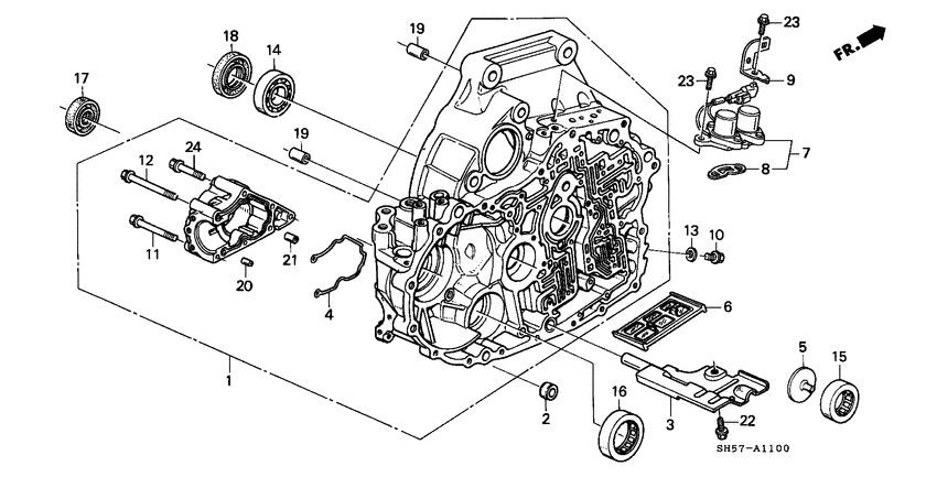 Torque converter housing