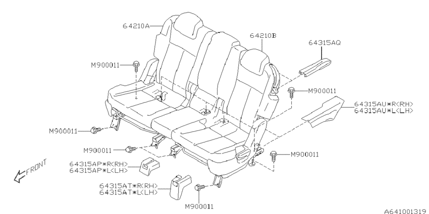 Rear seat
