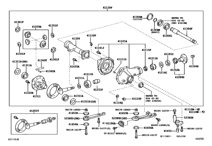 Front Axle Housing & Differential
