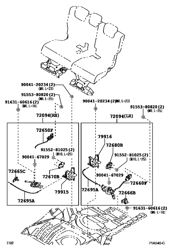 Rear Seat & Seat Track
