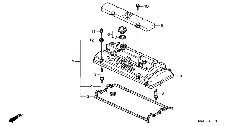 Cylinder head cover