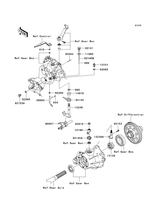 Gear change mechanism