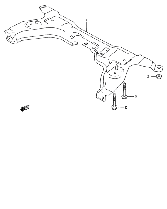 Front suspension frame