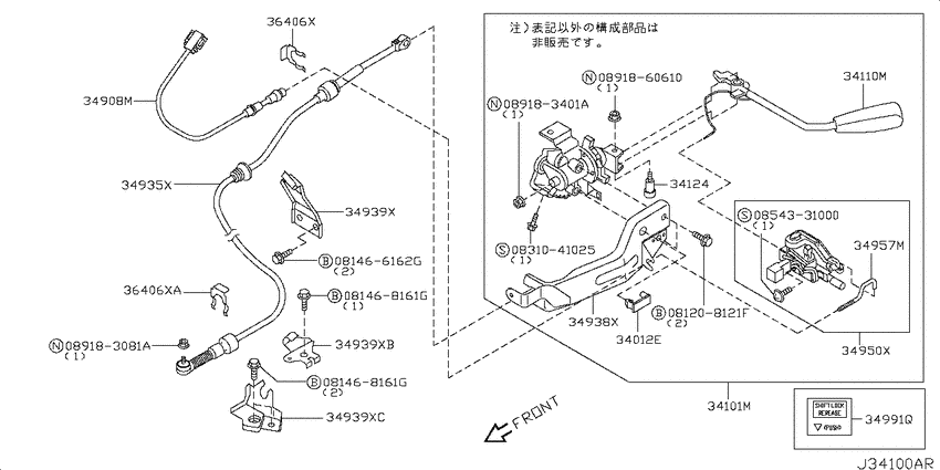 Transmission control & linkage