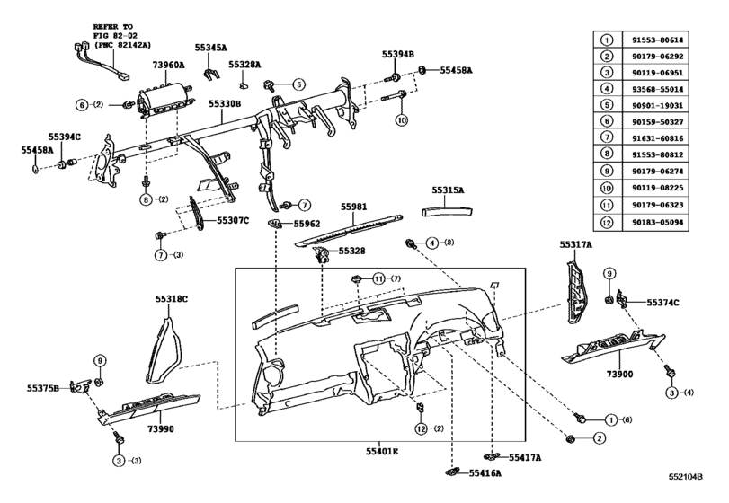Instrument Panel & Glove Compartment