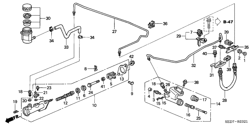 Clutch master cylinder