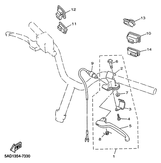 Handle switch & lever