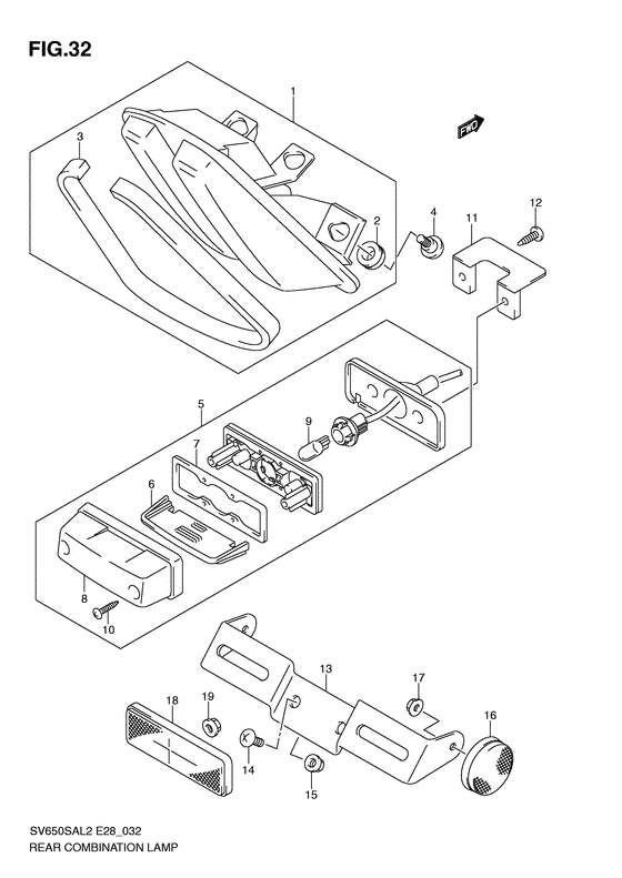 Rear combination lamp