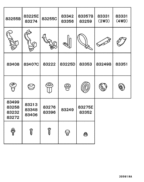 Wiring & attaching parts