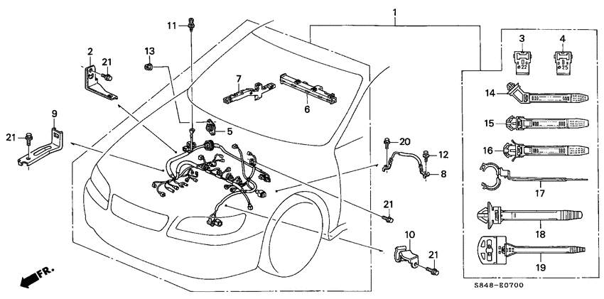Engine wire harness