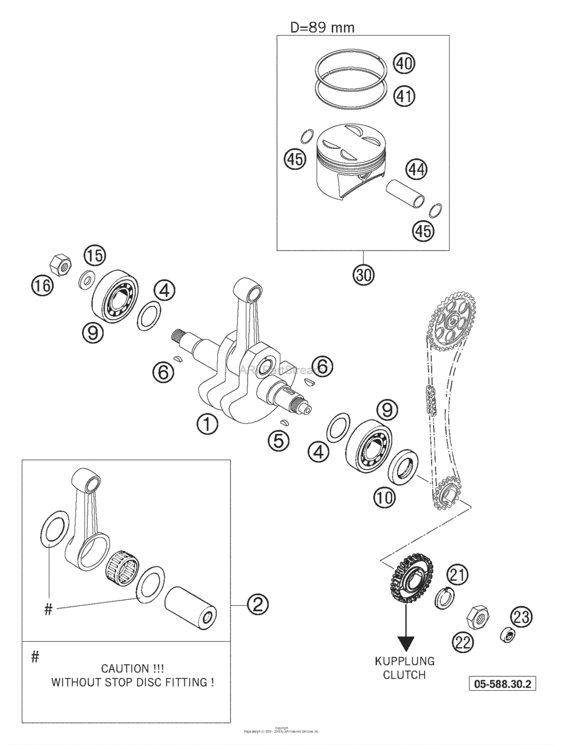 Crankshaft, Piston