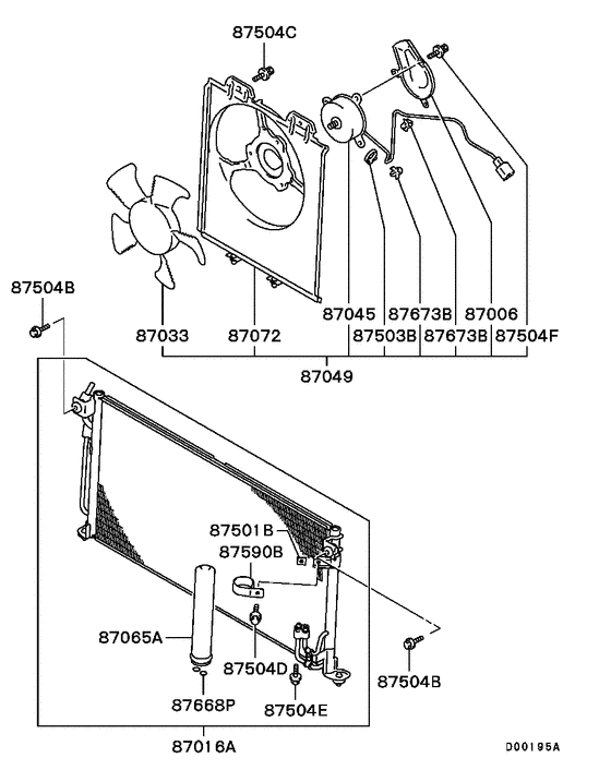 A/c condenser, piping