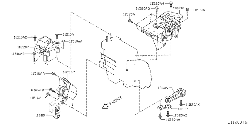 Engine & transmission   mounting