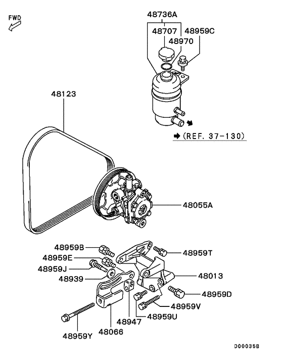 Power steering oil pump