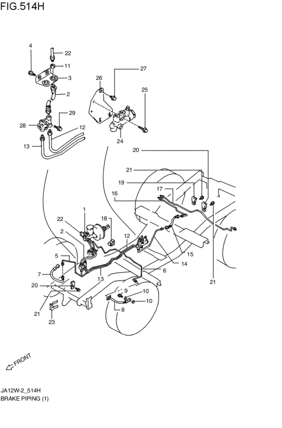 brakes piping
