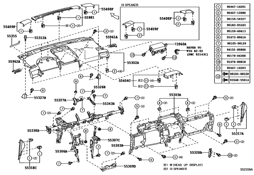 Instrument Panel & Glove Compartment
