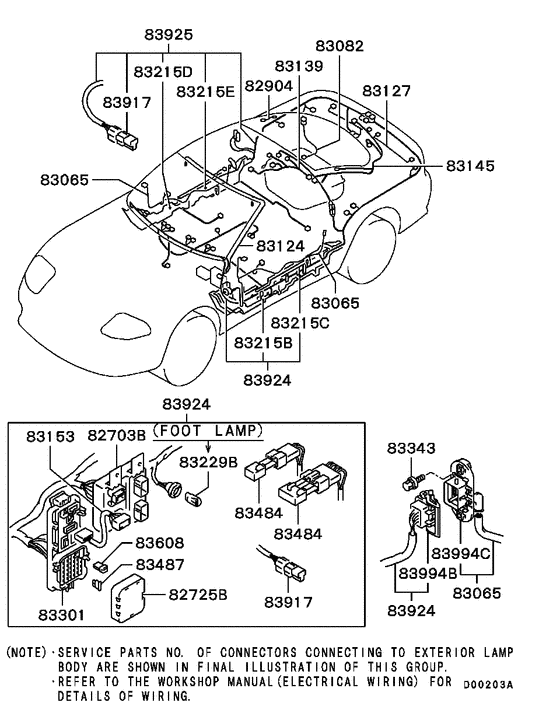 Wiring & attaching parts