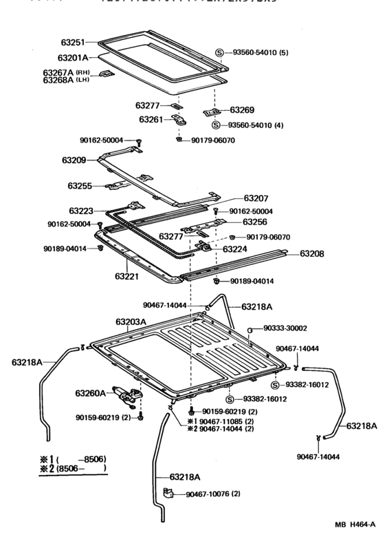 Roof Panel & Back Panel