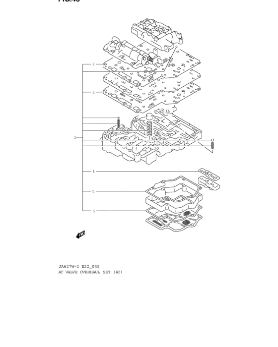 At valve overhaul set