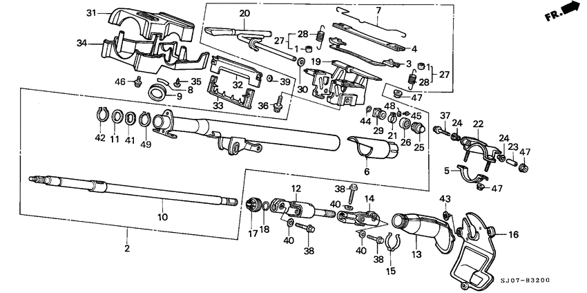 Steering column