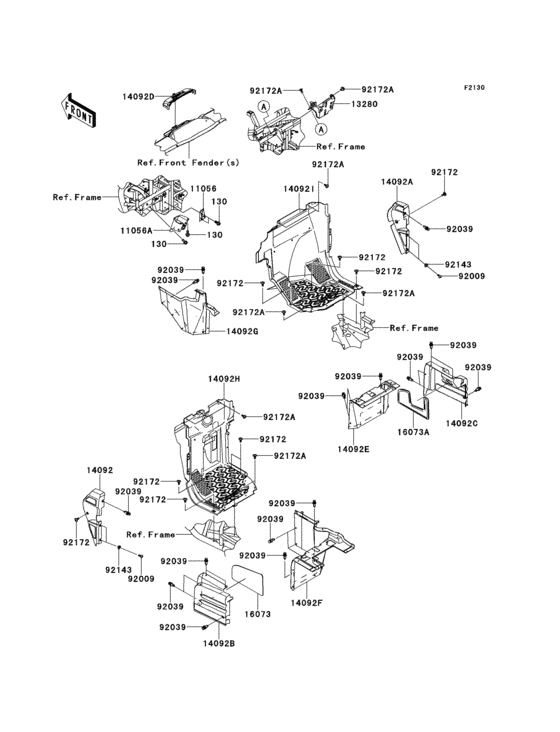 Frame fittings(front)