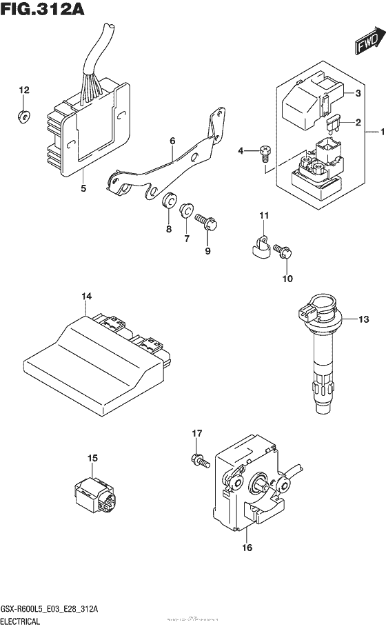 Electrical (Gsx-R600L5 E03)