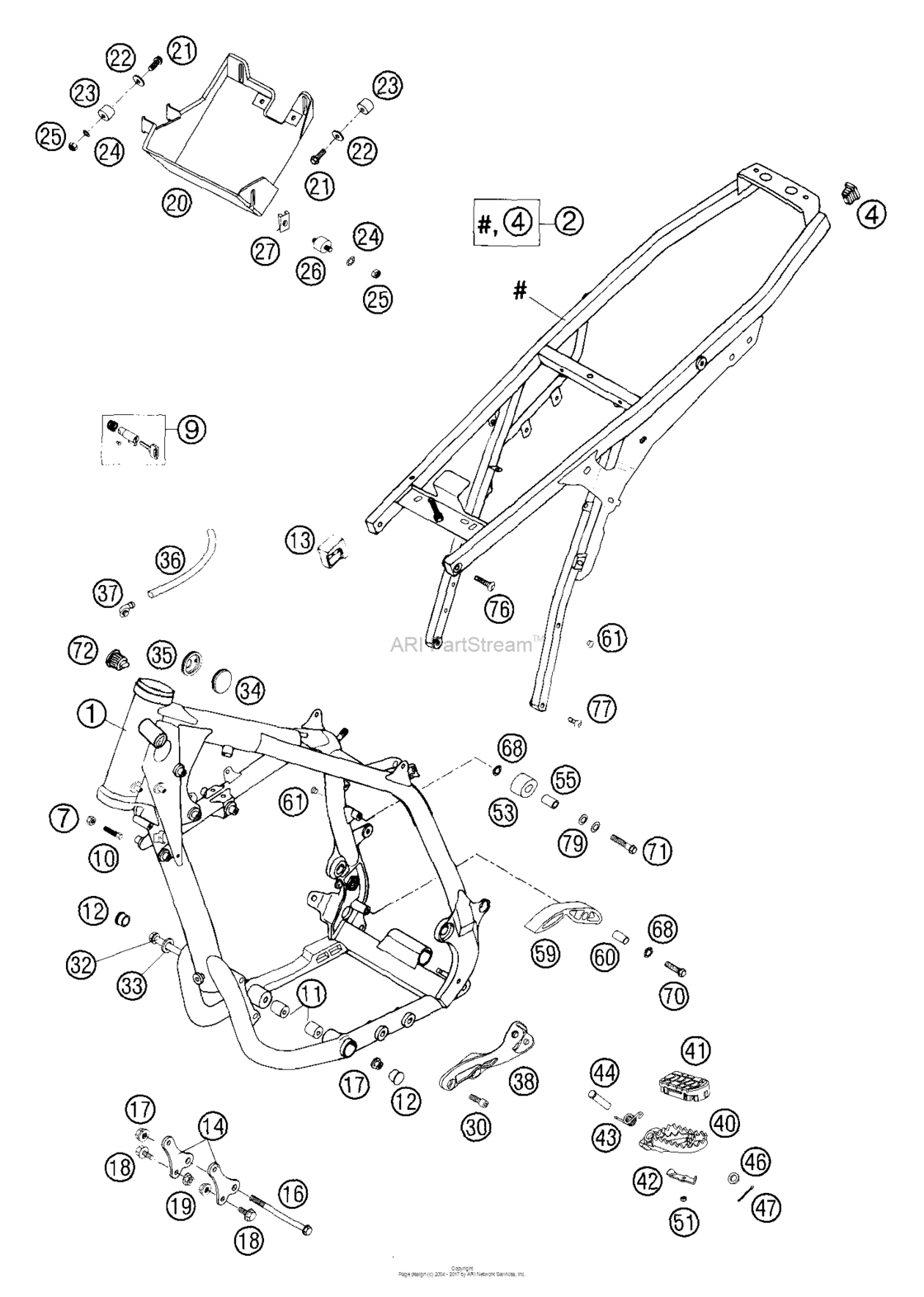 Frame, Sub Frame