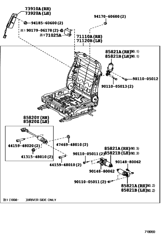 Front Seat & Seat Track