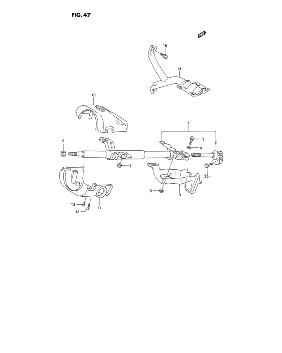 Steering column