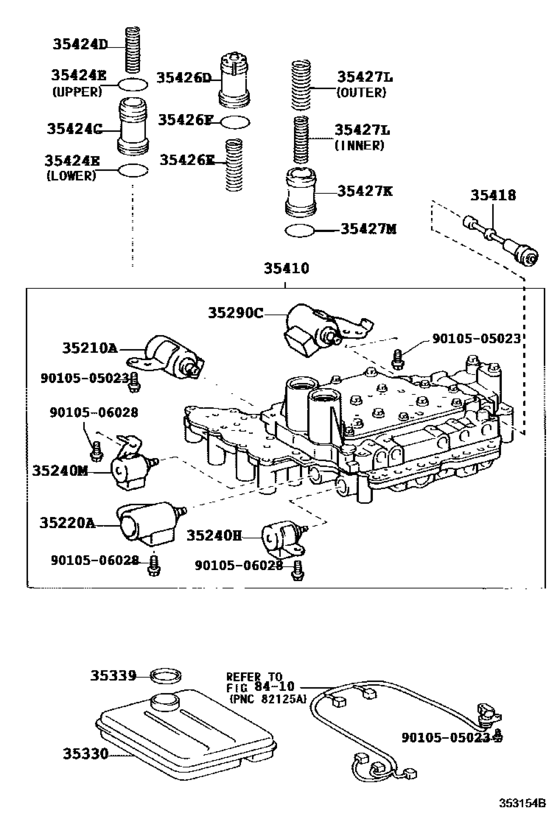 Valve Body & Oil Strainer (Atm)