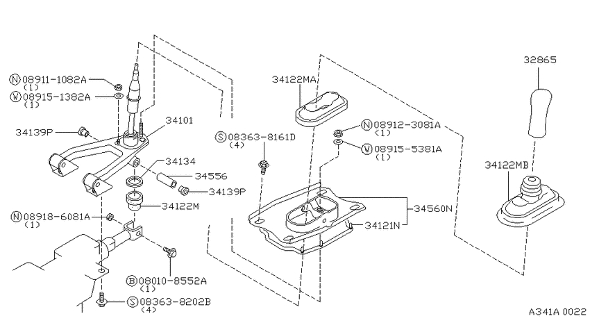 Transmission control & linkage