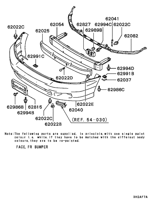 Front bumper & support