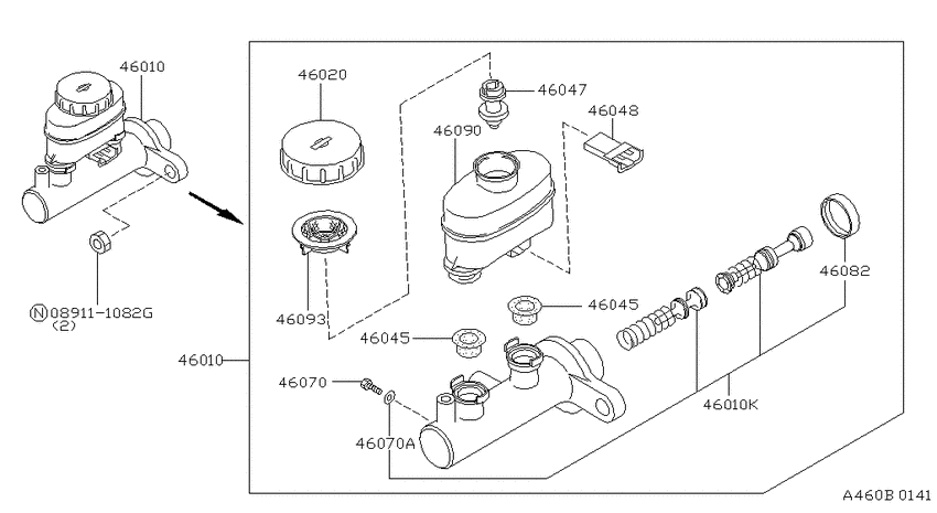 Brake master cylinder