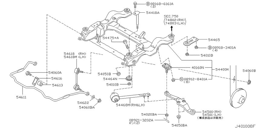 Front suspension