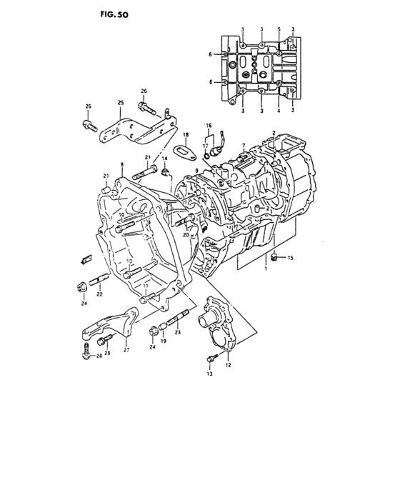 Mt transmission case