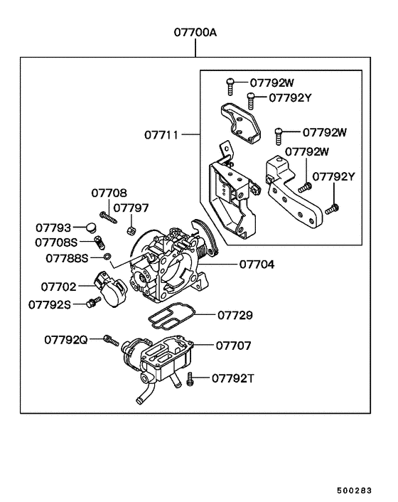 Injector & throttle body
