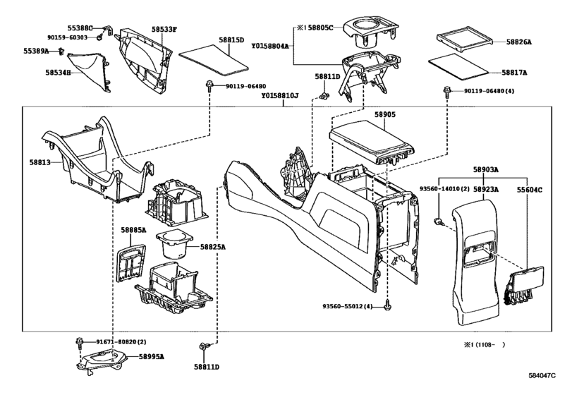 Console Box & Bracket