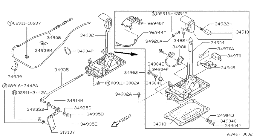 Auto transmission control device