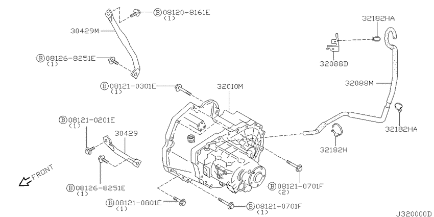 Manual transmission, transaxle & fitting