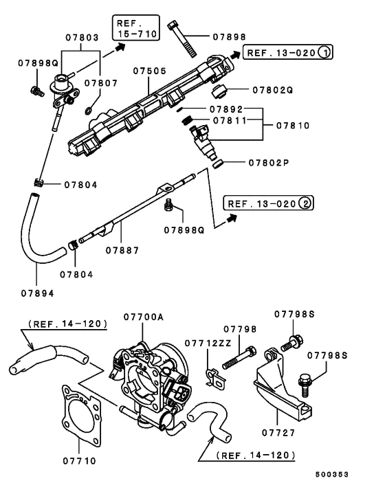 Injector & throttle body