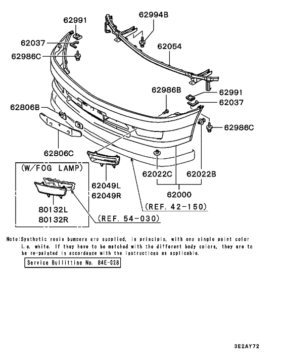 Front bumper & support