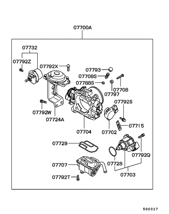 Injector & throttle body