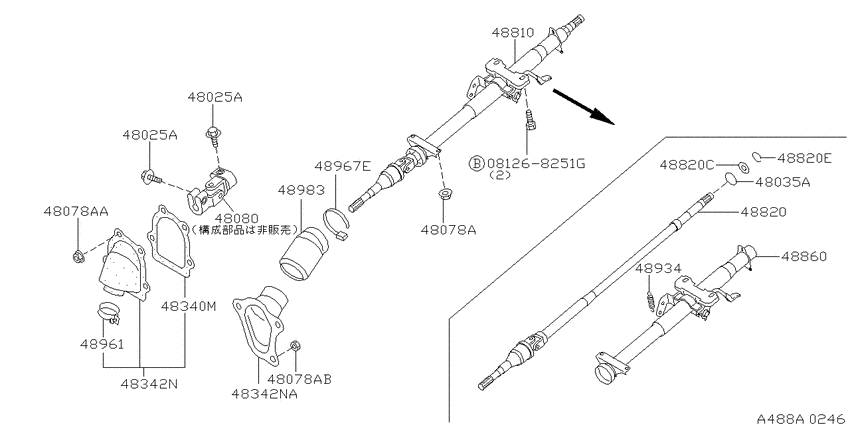 Steering column