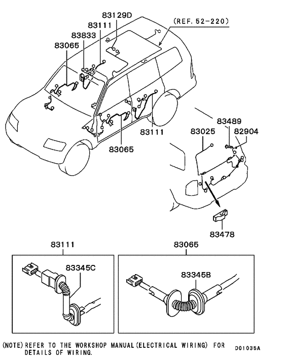 Wiring & attaching parts