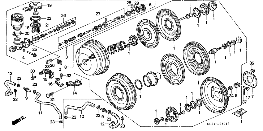 Brake master cylinder/ master power