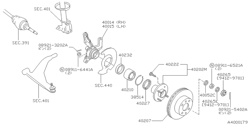 Front axle