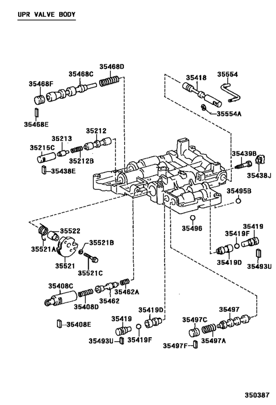 Valve Body & Oil Strainer (Atm)