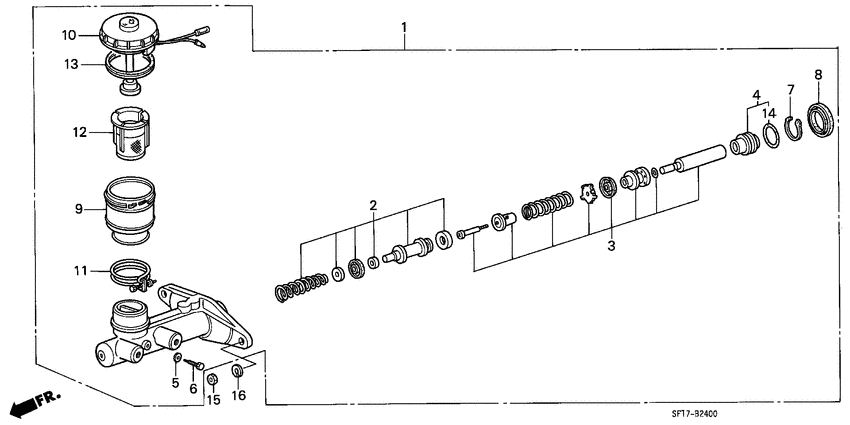 Brake master cylinder